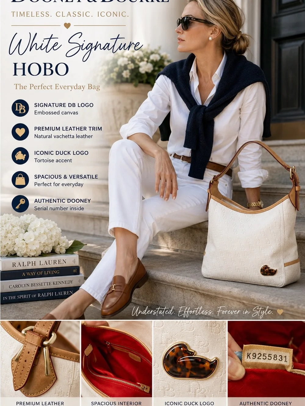 Dooney & Bourke Fairfield Champsac DB Jacquard Hobo Tortoise Duck